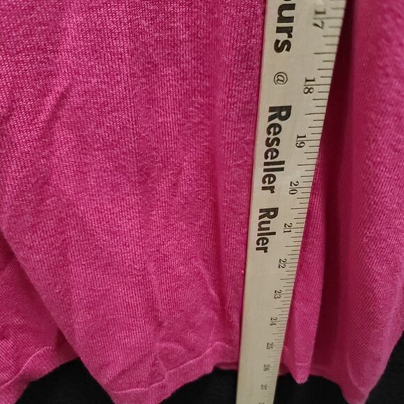Chico's Womens Sweater Pink Size 3 Rayon/Nylon Pullover Long Sleeve NWT - Picture 4 of 12